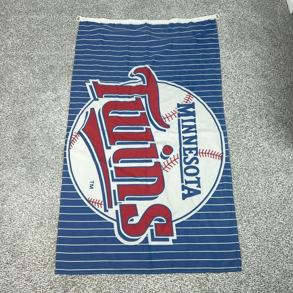 Minnesota Twins Flag One Size Blue MLB Baseball Large Wall Banner Logo Sports